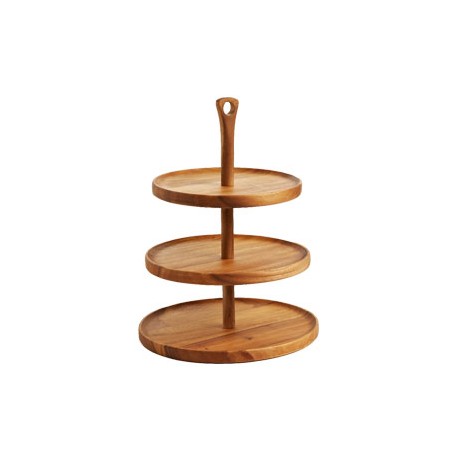 Madera  Round 3-Tier Cake Stand, K/D